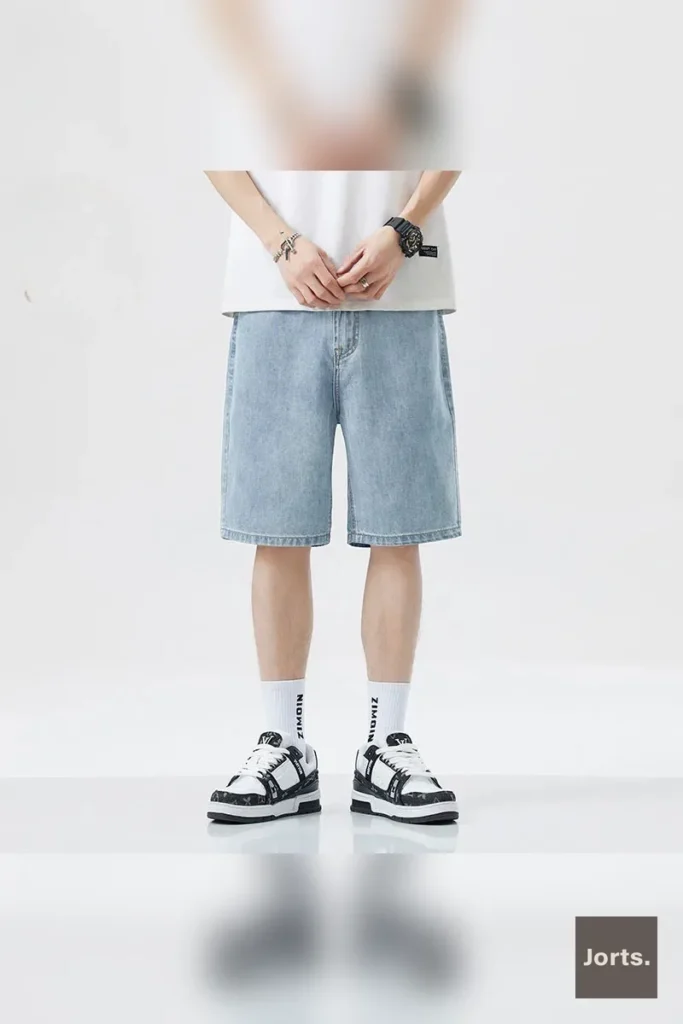 Vintage Men’s Loose Wide Leg Shorts – Summer Street Style
