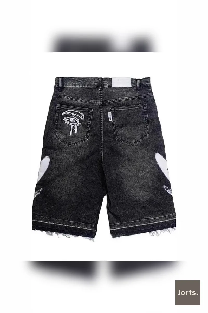 Retro Straight-Leg Loose Fit Shorts - Y2K Street Style