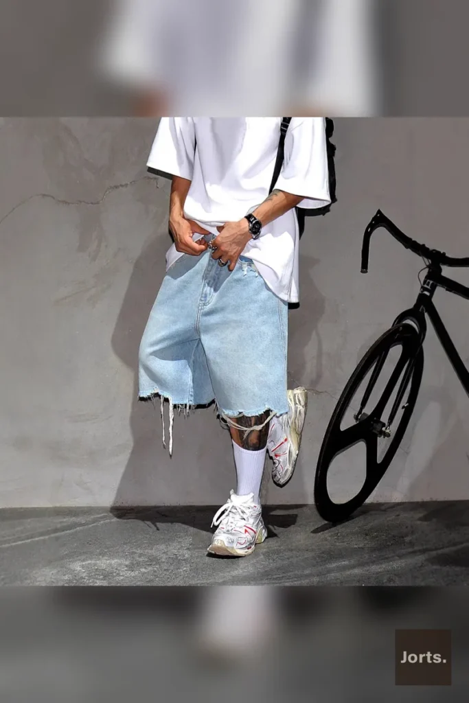 Men's relaxed fit straight-leg denim jeans in a front view, showcasing the classic Y2K silhouette.