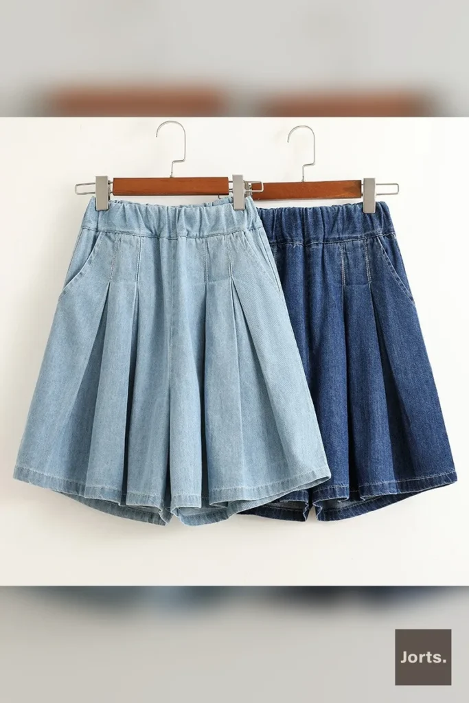 Woman wearing dark blue high waist rayon cropped capri pants, Y2K streetwear style, front view.